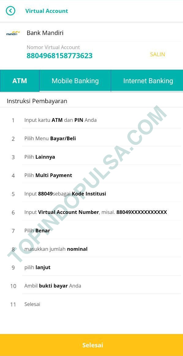 deposit virtual account topindo solusi komunika 5